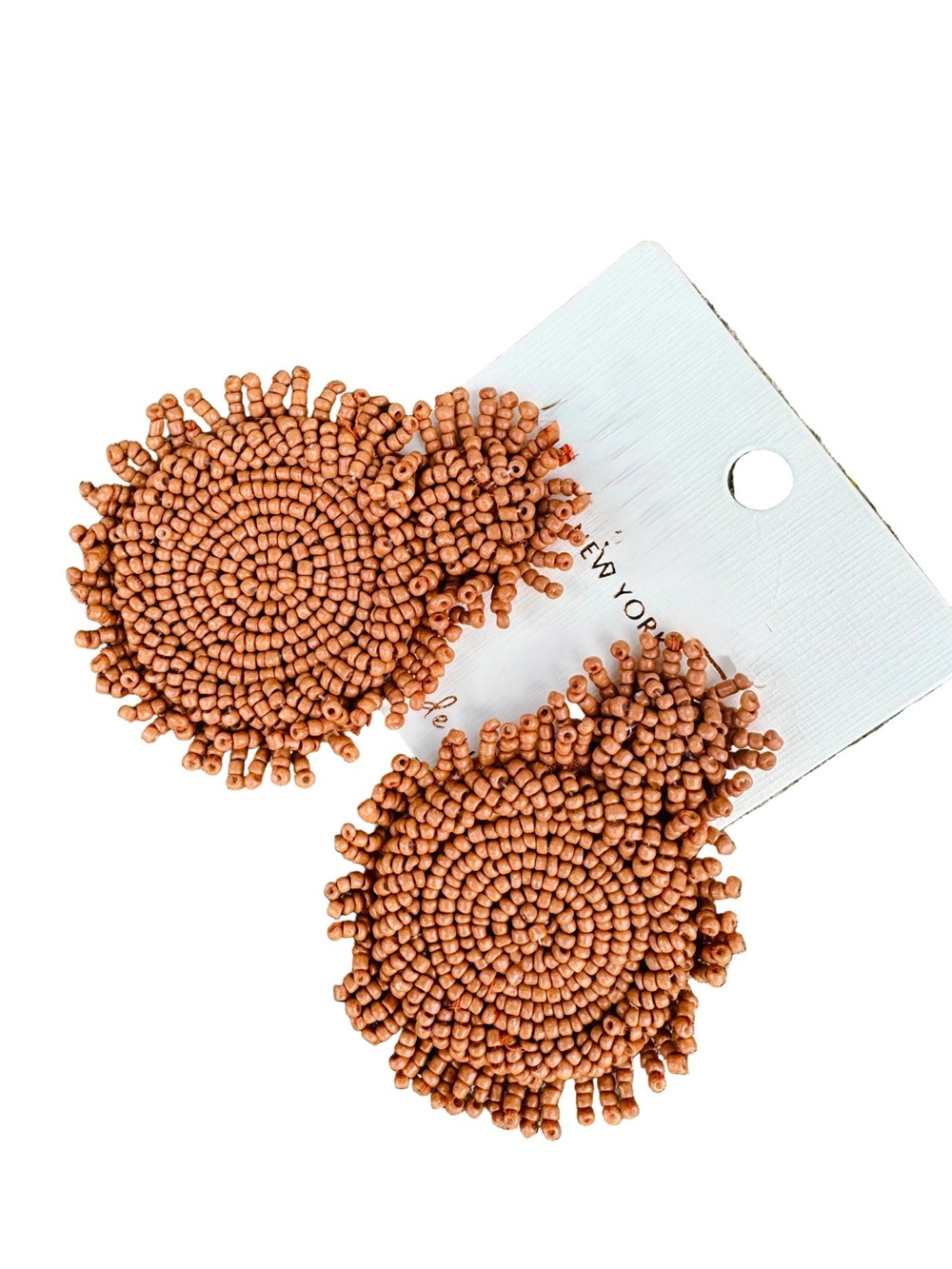 Charli Brown Beaded Earrings